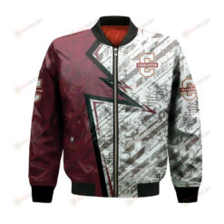 College of Charleston Cougars Bomber Jacket 3D Printed Abstract Pattern Sport