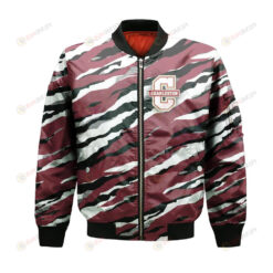 College of Charleston Cougars Bomber Jacket 3D Printed Sport Style Team Logo Pattern