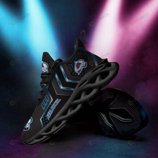 Colorado Avalanche Blue Stripe 3D Max Soul Sneaker Shoes