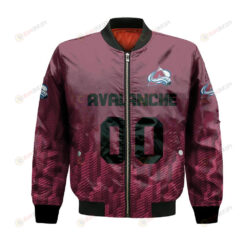 Colorado Avalanche Bomber Jacket 3D Printed Team Logo Custom Text And Number