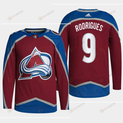 Colorado Avalanche Evan Rodrigues 9 Burgundy Home Primegreen Jersey 2022-23