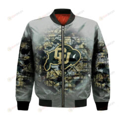 Colorado Buffaloes Bomber Jacket 3D Printed Camouflage Vintage