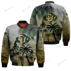 Colorado Buffaloes Bomber Jacket 3D Printed Coconut Tree Tropical Grunge