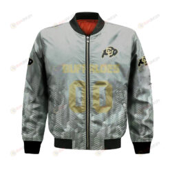 Colorado Buffaloes Bomber Jacket 3D Printed Team Logo Custom Text And Number