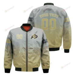 Colorado Buffaloes Fadded Bomber Jacket 3D Printed