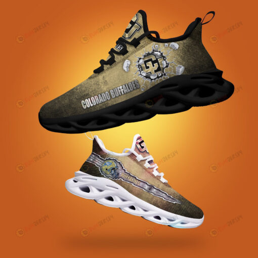 Colorado Buffaloes Logo Broken Pattern 3D Max Soul Sneaker Shoes