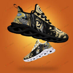 Colorado Buffaloes Logo Torn And Splatter Pattern 3D Max Soul Sneaker Shoes