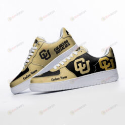 Colorado Buffaloes Mascot Logo Pattern Custom Name Air Force 1 Printed