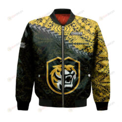 Colorado College Tigers Bomber Jacket 3D Printed Grunge Polynesian Tattoo