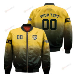 Colorado College Tigers Fadded Bomber Jacket 3D Printed