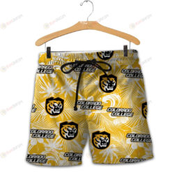 Colorado College Tigers Men Shorts Tropical Seamless