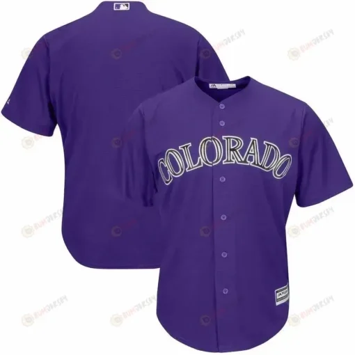 Colorado Rockies Alternate Official Cool Base Team Jersey - Purple