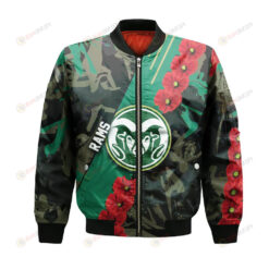 Colorado State Rams Bomber Jacket 3D Printed Sport Style Keep Go on