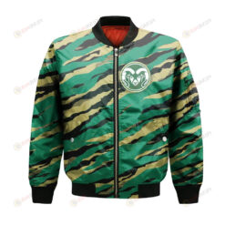 Colorado State Rams Bomber Jacket 3D Printed Sport Style Team Logo Pattern