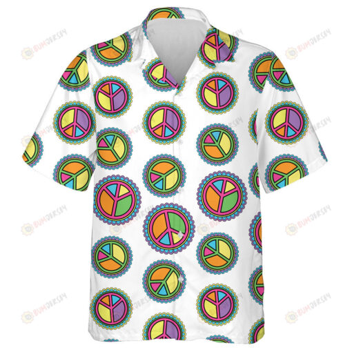 Colorful Oriental Paisley Pattern With Mandalas Hippie Style Hawaiian Shirt