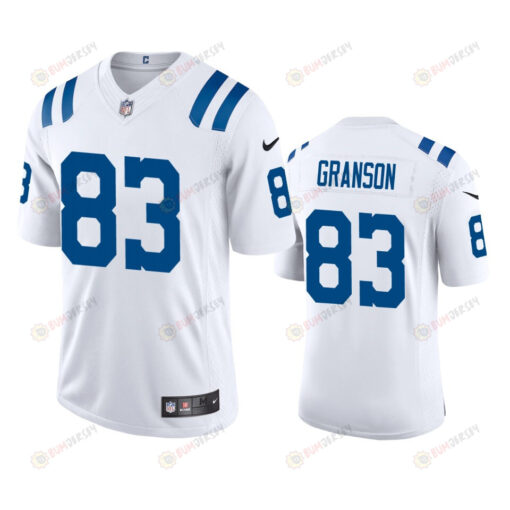 Colts Kylen Granson 83 Vapor Limited White Jersey