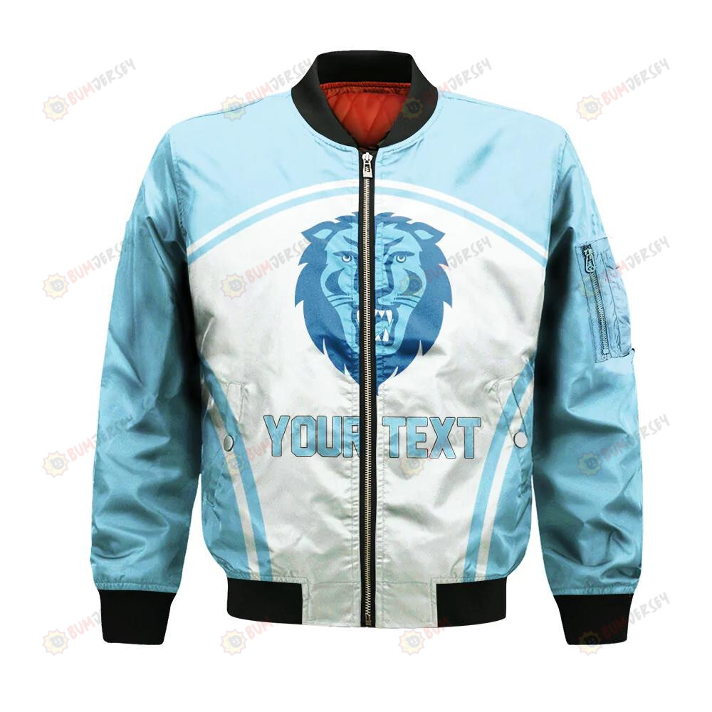 Columbia Lions Bomber Jacket 3D Printed Curve Style Sport