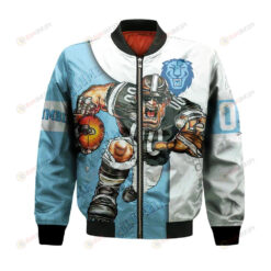 Columbia Lions Bomber Jacket 3D Printed Football