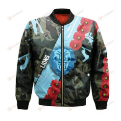 Columbia Lions Bomber Jacket 3D Printed Sport Style Keep Go on