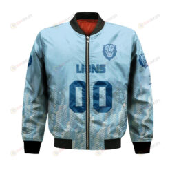 Columbia Lions Bomber Jacket 3D Printed Team Logo Custom Text And Number