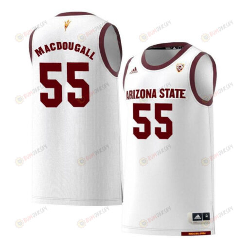 Connor MacDougall 55 Arizona State Sun Devils Retro Basketball Men Jersey - White