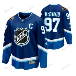 Connor McDavid Oilers Blue 2022 All-Star 97 Jersey Western Conference Jersey