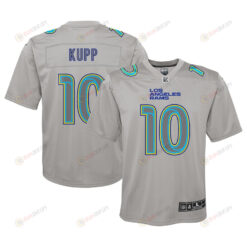 Cooper Kupp 10 Los Angeles Rams Youth Atmosphere Game Jersey - Gray