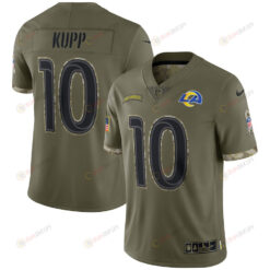 Cooper Kupp Los Angeles Rams 2022 Salute To Service Limited Jersey - Olive