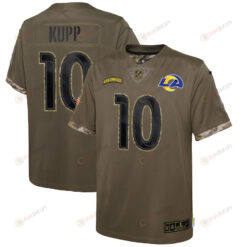 Cooper Kupp Los Angeles Rams 2022 Salute To Service Player Limited Jersey - Olive