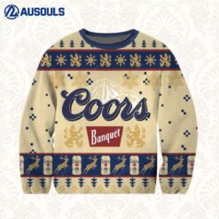 Coors Light Banquet Knitted Limited Edition Ugly Sweaters For Men Women Unisex