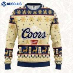 Coors Light Knitted Christmas Ugly Sweaters For Men Women Unisex