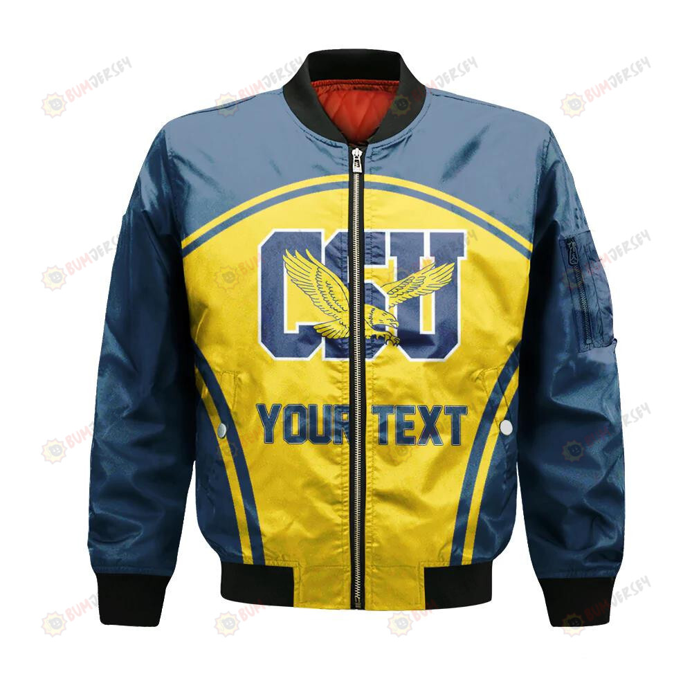 Coppin State Eagles Bomber Jacket 3D Printed Curve Style Sport