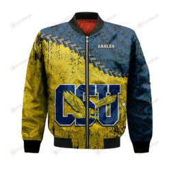 Coppin State Eagles Bomber Jacket 3D Printed Grunge Polynesian Tattoo