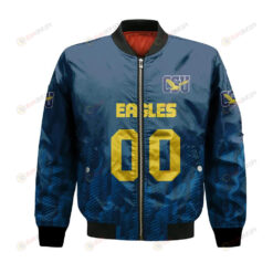 Coppin State Eagles Bomber Jacket 3D Printed Team Logo Custom Text And Number