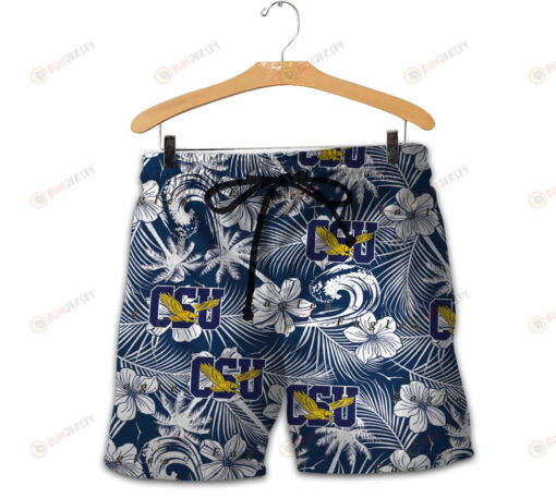 Coppin State Eagles Men Shorts Tropical Seamless