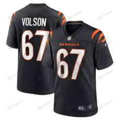 Cordell Volson Cincinnati Bengals Game Player Jersey - Black