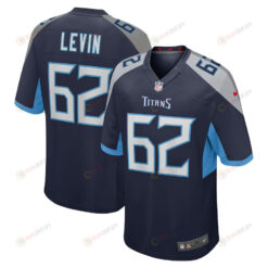 Corey Levin Tennessee Titans Game Player Jersey - Navy