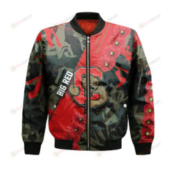 Cornell Big Red Bomber Jacket 3D Printed Sport Style Keep Go on