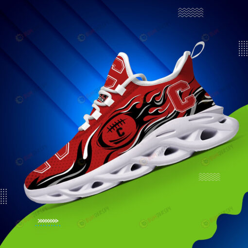 Cornell Big Red Logo Fireball Pattern 3D Max Soul Sneaker Shoes