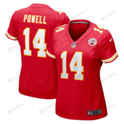 Cornell Powell 14 Kansas City Chiefs Game Women Jersey - Red