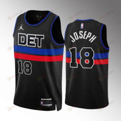 Cory Joseph 18 2022-23 Detroit Pistons Black Statement Edition Jersey Swingman