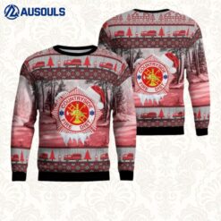 Countryside Fire Protection District Vernon Hills Illinois Christmas Ugly Sweaters For Men Women Unisex