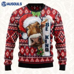 Cow Be Kind Ugly Sweaters For Men Women Unisex