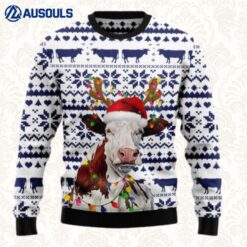 Cow Christmas Reunion Ugly Sweaters For Men Women Unisex