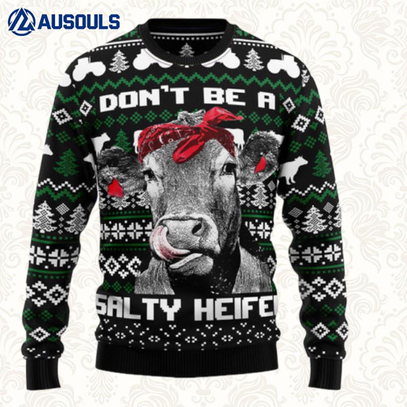 Cow Heifer D2809 Ugly Sweaters For Men Women Unisex