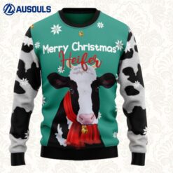 Cow Merry Christmas Heifer Ugly Sweaters For Men Women Unisex