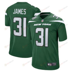 Craig James New York Jets Game Player Jersey - Gotham Green