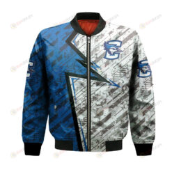 Creighton Bluejays Bomber Jacket 3D Printed Abstract Pattern Sport