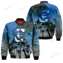 Creighton Bluejays Bomber Jacket 3D Printed Coconut Tree Tropical Grunge