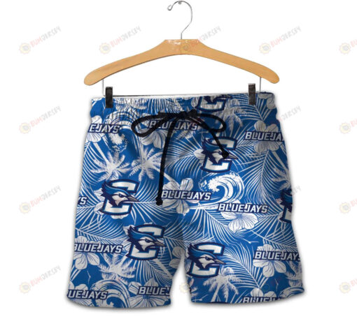 Creighton Bluejays Men Shorts Tropical Seamless